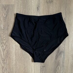 Black High Waisted Bikini Bottoms